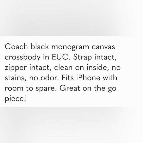 Coach Crossbody - Picture 4 of 4